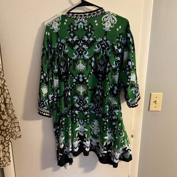 Chico’s Linen-Blend Ikat Jacquard Kimono. Size 3. XL - Picture 6 of 7